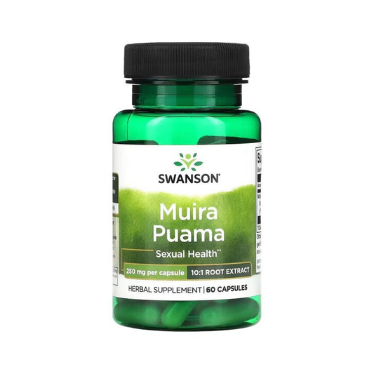 SWANSON MUIRA PUAMA 250MG (10:1) - 60 CAPS