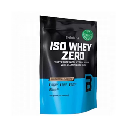 BIOTECHUSA ISO WHEY ZERO COOKIES & CREAM (EAN 5999076255290) - 500 GRAMS