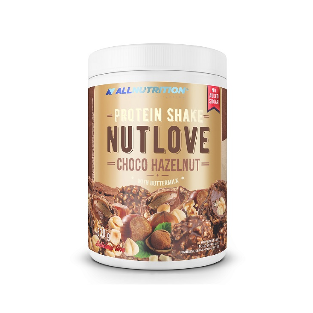 ALLNUTRITION NUTLOVE PROTEIN SHAKE CHOCO HAZELNUT - 630 GRAMS