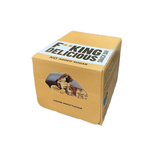 ALLNUTRITION FITKING DELICIOUS SNACK BAR CARAMEL PEANUT - 24 X 40G