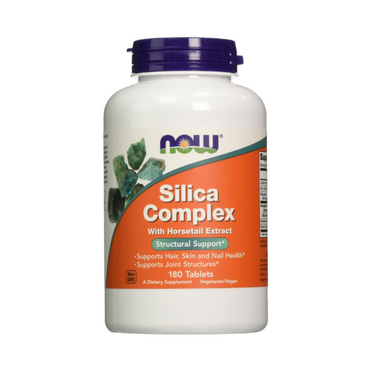 NOW FOODS SILICA COMPLEX WITH HORSETAIL EXTRACT - 180 TABLETS