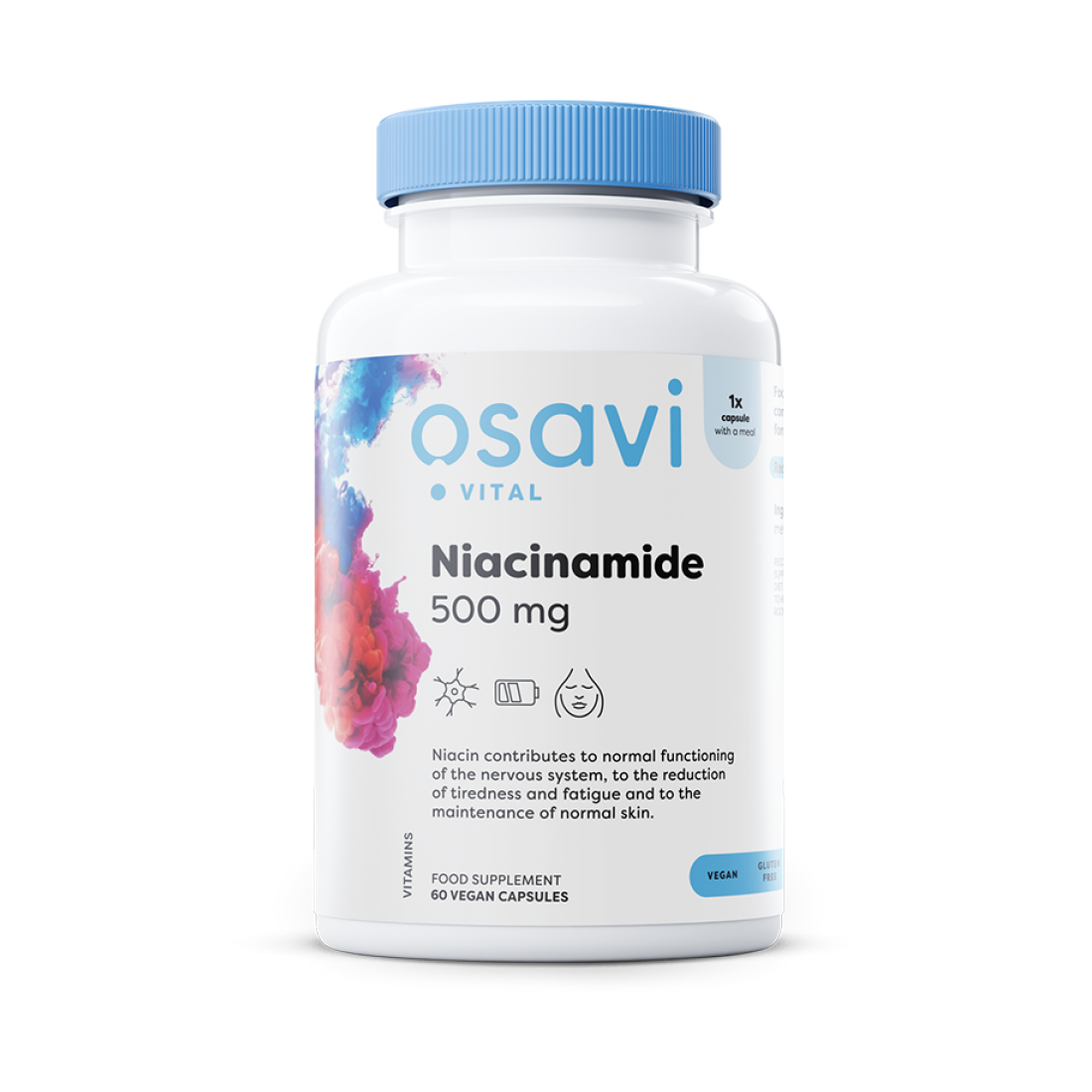 OSAVI NIACINAMIDE 500MG - 60 VEGAN CAPS