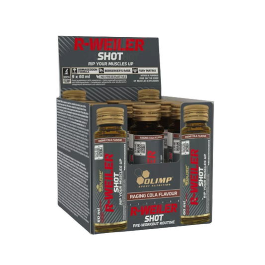 OLIMP NUTRITION R-WEILER SHOT RAGING COLA (EAN 5901330089268) - 9 X 60 ML