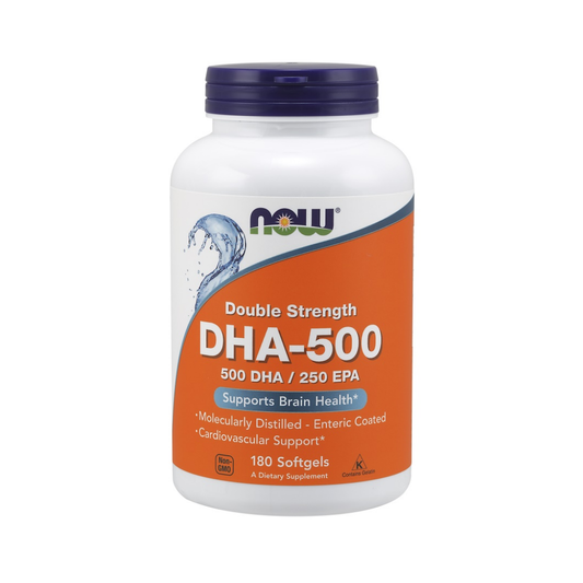 NOW FOODS DHA-500 500 DHA / 250 EPA - 180 SOFTGELS