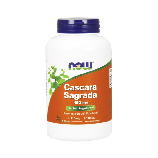 NOW FOODS CASCARA SAGRADA 450MG - 250 VCAPS
