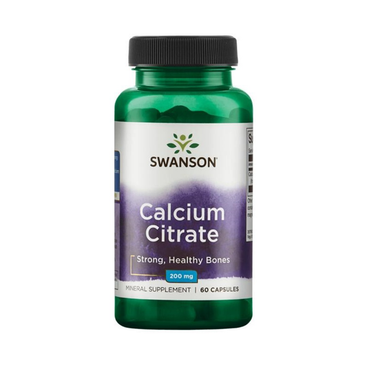 SWANSON CALCIUM CITRATE 200MG - 60 CAPS