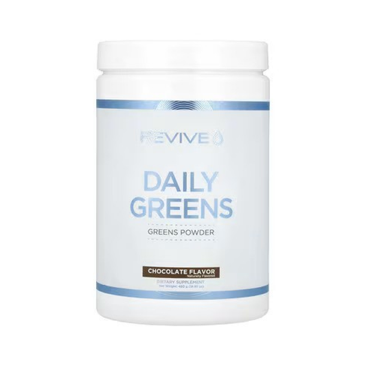 REVIVE DAILY GREENS POWDER CHOCOLATE - 480 GRAMS