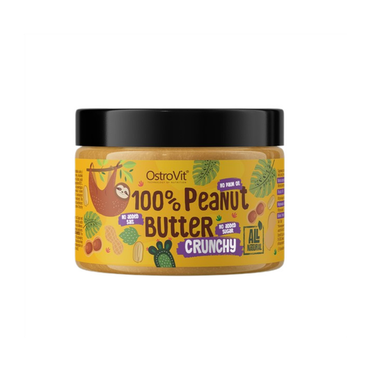 OSTROVIT 100% PEANUT BUTTER CRUNCHY - 500 GRAMS