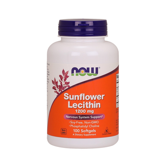 NOW FOODS SUNFLOWER LECITHIN 1200MG - 100 SOFTGELS