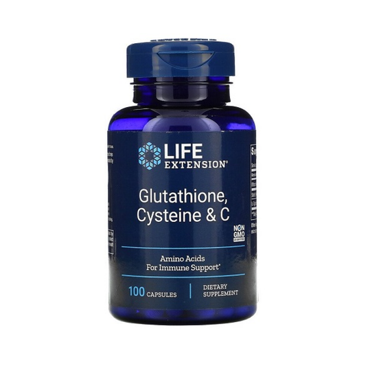 LIFE EXTENSION GLUTATHIONE CYSTEINE & C - 100 CAPS