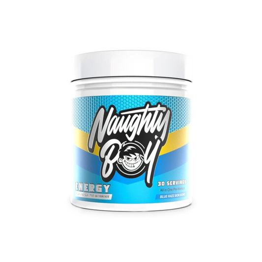 NAUGHTY BOY ENERGY BLUE RAZZ BON BONS - 390 GRAMS