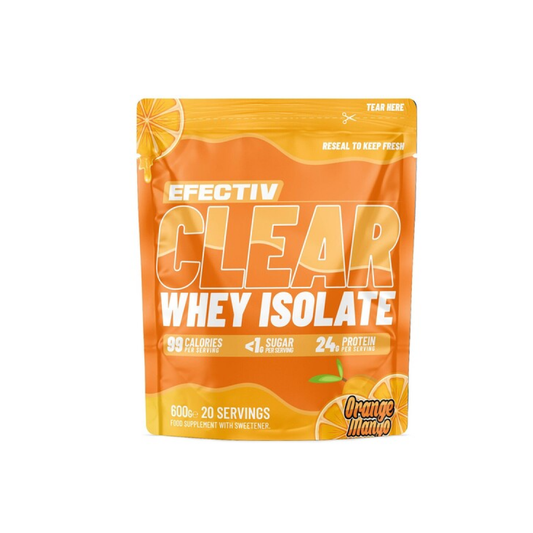 EFECTIV NUTRITION CLEAR WHEY ISOLATE ORANGE MANGO - 600 GRAMS
