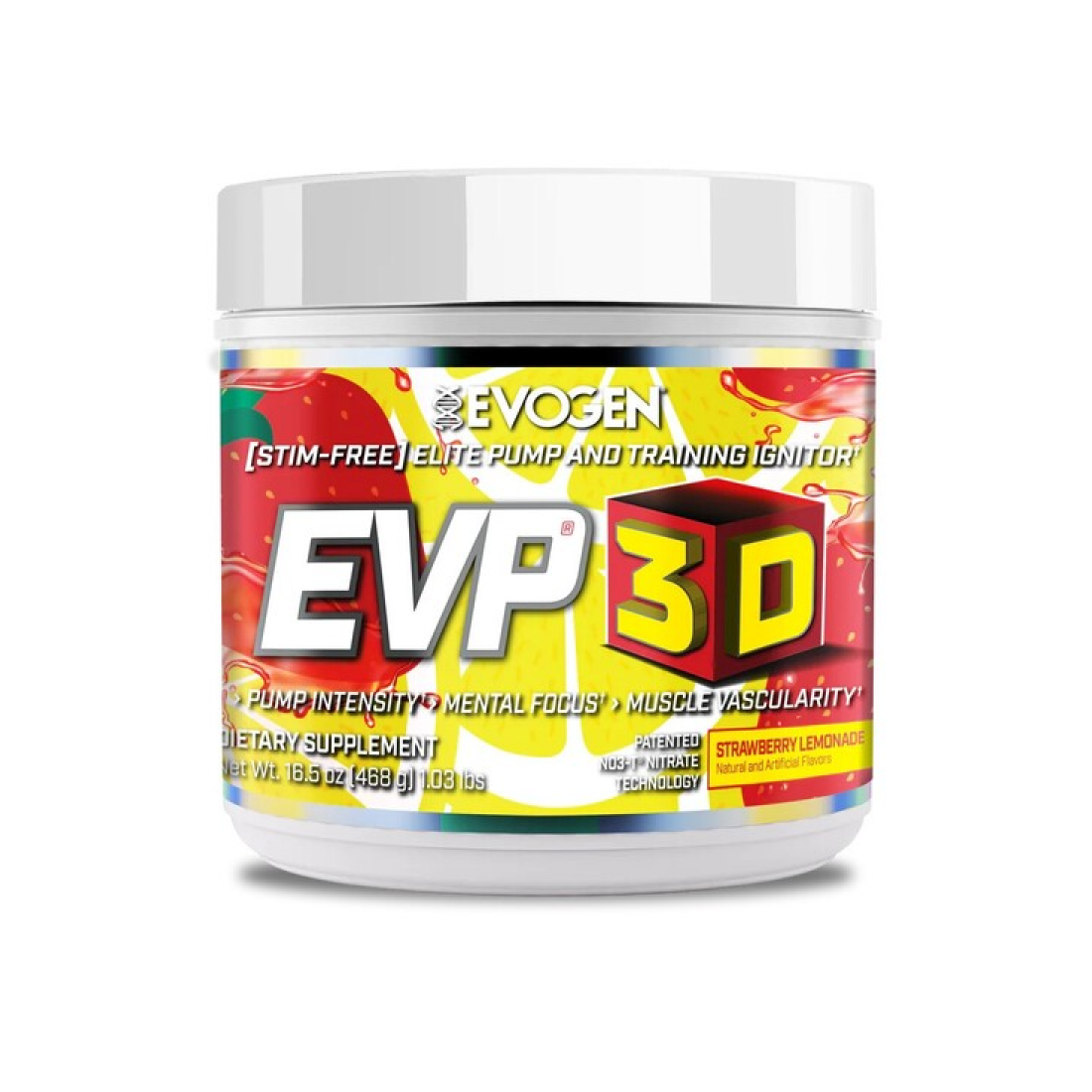EVOGEN EVP 3D STRAWBERRY LEMONADE - 468 GRAMS