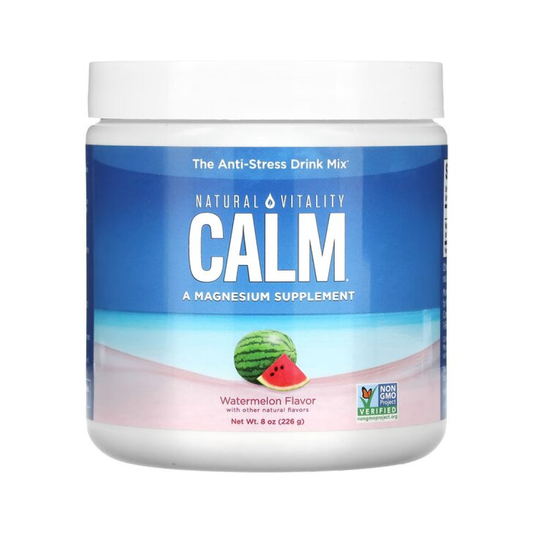 NATURAL VITALITY CALM MAGNESIUM POWDER WATERMELON - 226 GRAMS