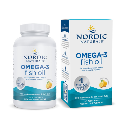 NORDIC NATURALS OMEGA-3 690MG LEMON - 120 SOFTGELS