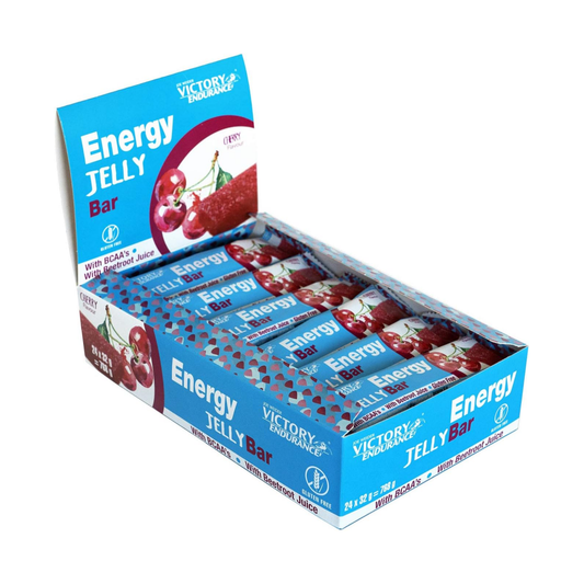 WEIDER JOE WEIDER VICTORY ENDURANCE ENERGY JELLY BAR CHERRY - 24 X 32G