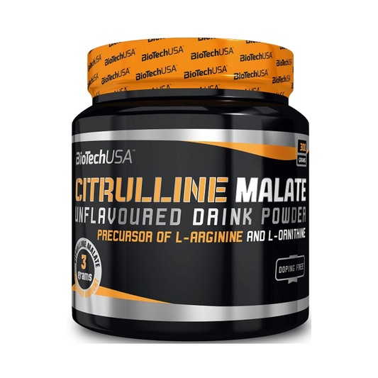 BIOTECHUSA CITRULLINE MALATE UNFLAVOURED - 300 GRAMS