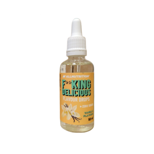 ALLNUTRITION FITKING DELICIOUS FLAVOUR DROPS VANILLA - 50 ML
