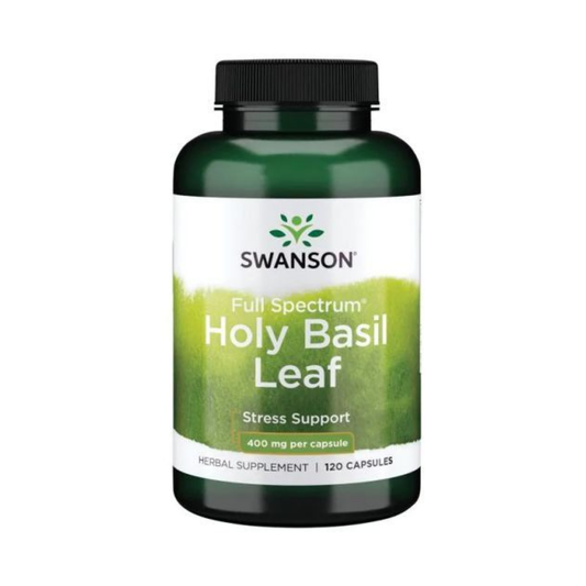 SWANSON HOLY BASIL LEAF 400MG - 120 CAPS