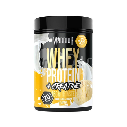 WARRIOR WHEY PROTEIN + CREATINE VANILLA ICE CREAM - 500 GRAMS