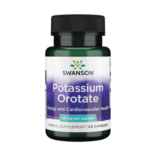 SWANSON POTASSIUM OROTATE 99MG - 60 CAPS