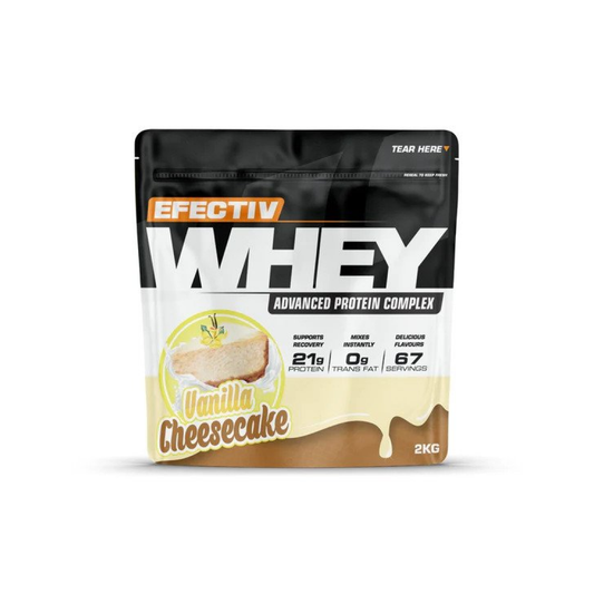 EFECTIV NUTRITION WHEY PROTEIN VANILLA CHEESECAKE - 2000 GRAMS