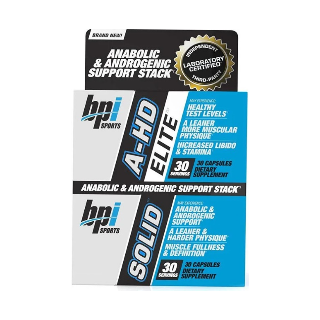 BPI SPORTS A-HD ELITE (+ SOLID) - 30+30 CAPS