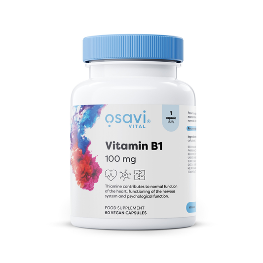 OSAVI VITAMIN B1 100MG - 60 VEGAN CAPS