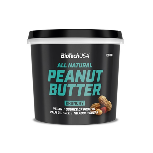 BIOTECHUSA PEANUT BUTTER CRUNCHY - 1000 GRAMS