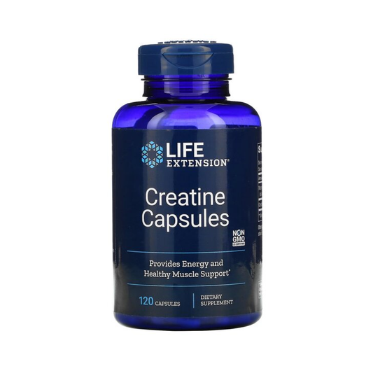 LIFE EXTENSION CREATINE CAPSULES - 120 CAPS