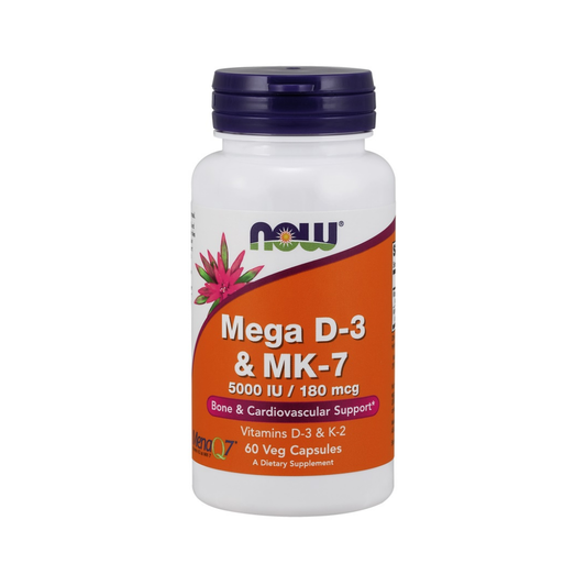 NOW FOODS MEGA D-3 & MK-7 - 60 VCAPS