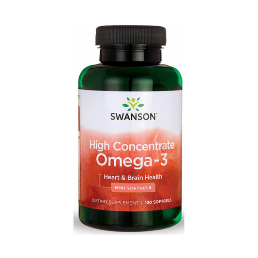 SWANSON HIGH CONCENTRATE OMEGA-3 - 120 SOFTGELS