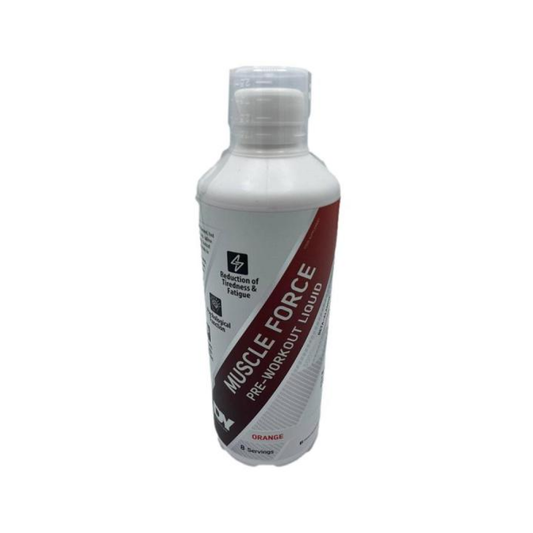 DORIAN YATES MUSCLE FORCE LIQUID PRE-WORKOUT ORANGE - 500 ML