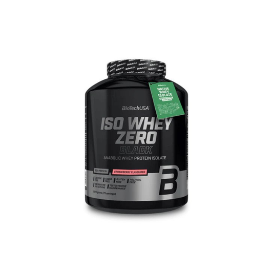 BIOTECHUSA ISO WHEY ZERO BLACK STRAWBERRY - 2270 GRAMS