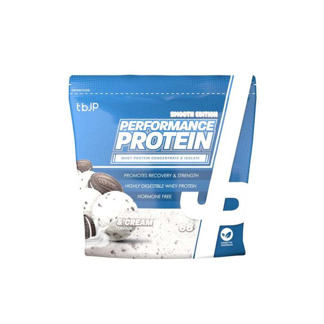 TRAINED BY JP PERFORMANCE PROTEIN SMOOTH MALTED CHOCOLATE - 2000 GRAMS