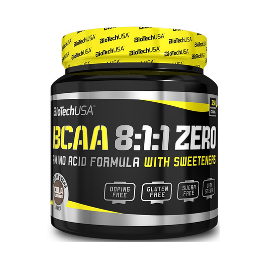 BIOTECHUSA BCAA 8:1:1 ZERO BLUE RASPBERRY - 250 GRAMS