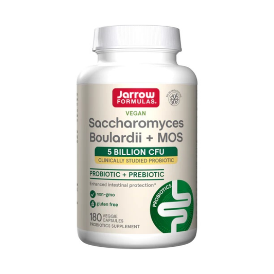 JARROW FORMULAS SACCHAROMYCES BOULARDII + MOS - 180 VCAPS