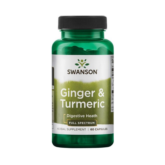 SWANSON GINGER & TURMERIC - 60 CAPS