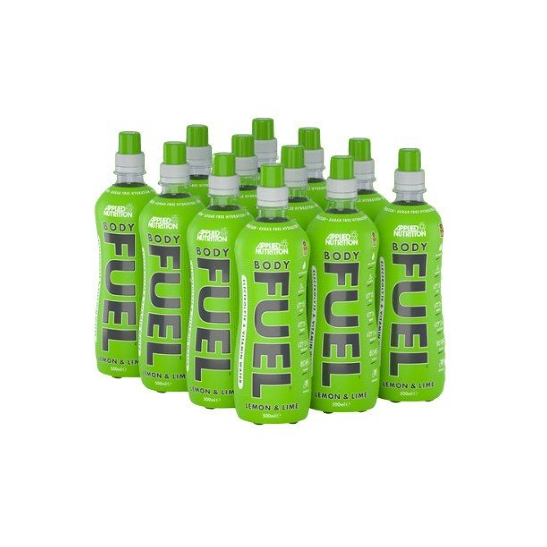 APPLIED NUTRITION BODYFUEL ELECTROLYTE & VITAMIN WATER LEMON & LIME - 12 X 500 ML