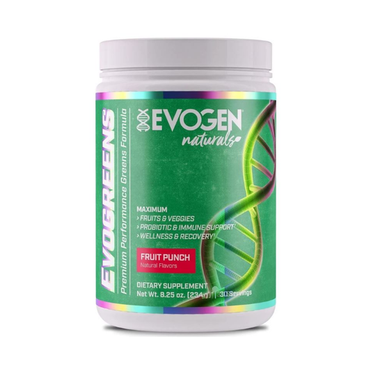EVOGEN EVOGREENS NATURALS FRUIT PUNCH - 234 GRAMS