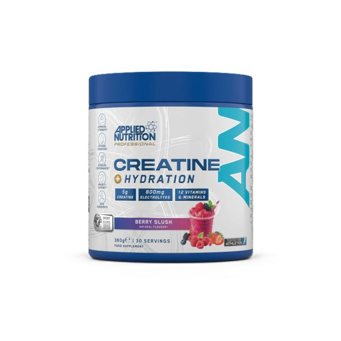 APPLIED NUTRITION CREATINE + HYDRATION BERRY SLUSH - 360 GRAMS
