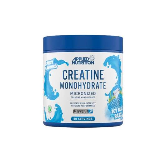 APPLIED NUTRITION CREATINE MONOHYDRATE ICY BLUE RAZZ - 250 GRAMS
