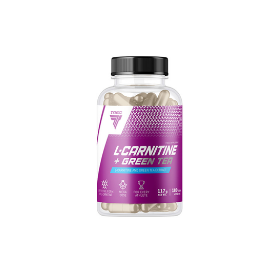 TREC NUTRITION L-CARNITINE + GREEN TEA - 180 CAPS