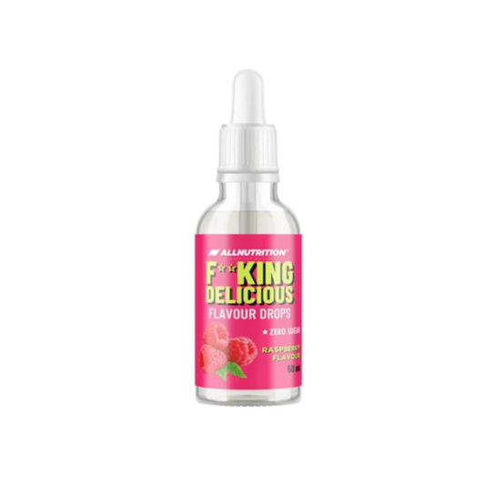 ALLNUTRITION FITKING DELICIOUS FLAVOUR DROPS RASPBERRY - 50 ML