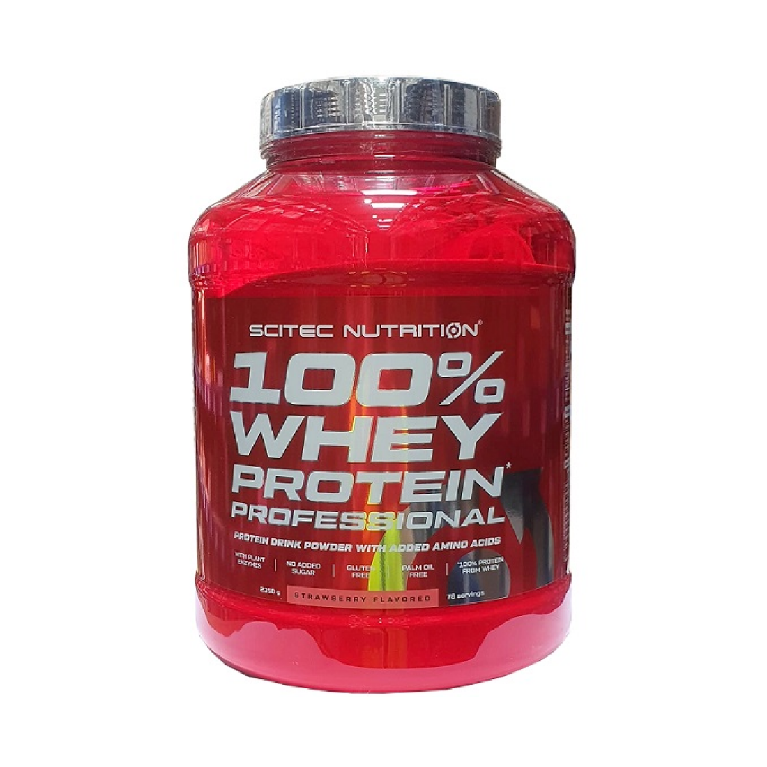 SCITEC 100% WHEY PROTEIN PROFESSIONAL STRAWBERRY - 2350 GRAMS