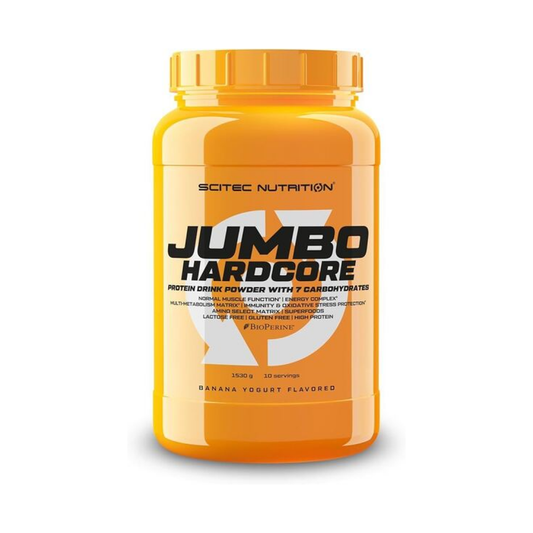 SCITEC JUMBO HARDCORE BANANA YOGHURT - 1530 GRAMS