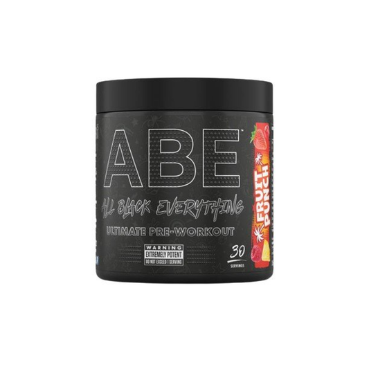 APPLIED NUTRITION ABE - ALL BLACK EVERYTHING FRUIT PUNCH - 375 GRAMS