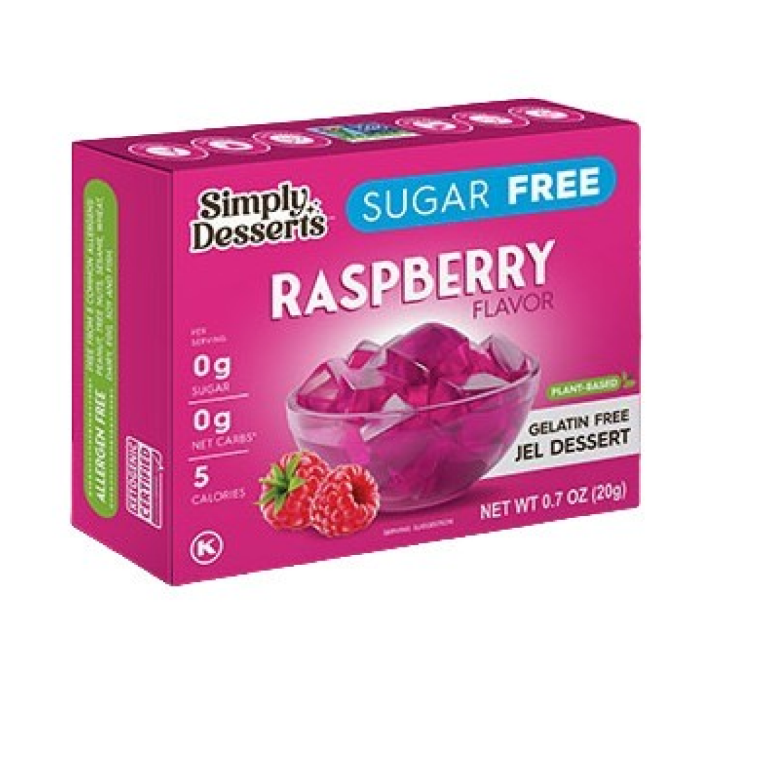 SIMPLY DELISH JEL DESSERT RASPBERRY - 20 GRAMS