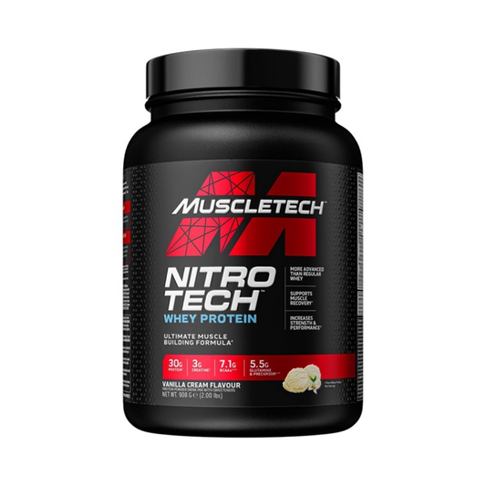 MUSCLETECH NITRO-TECH VANILLA CREAM - 908 GRAMS