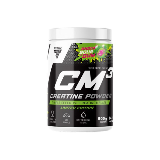 TREC NUTRITION CM3 POWDER - LIMITED EDITION SHOCK SOUR GUM - 500 GRAMS